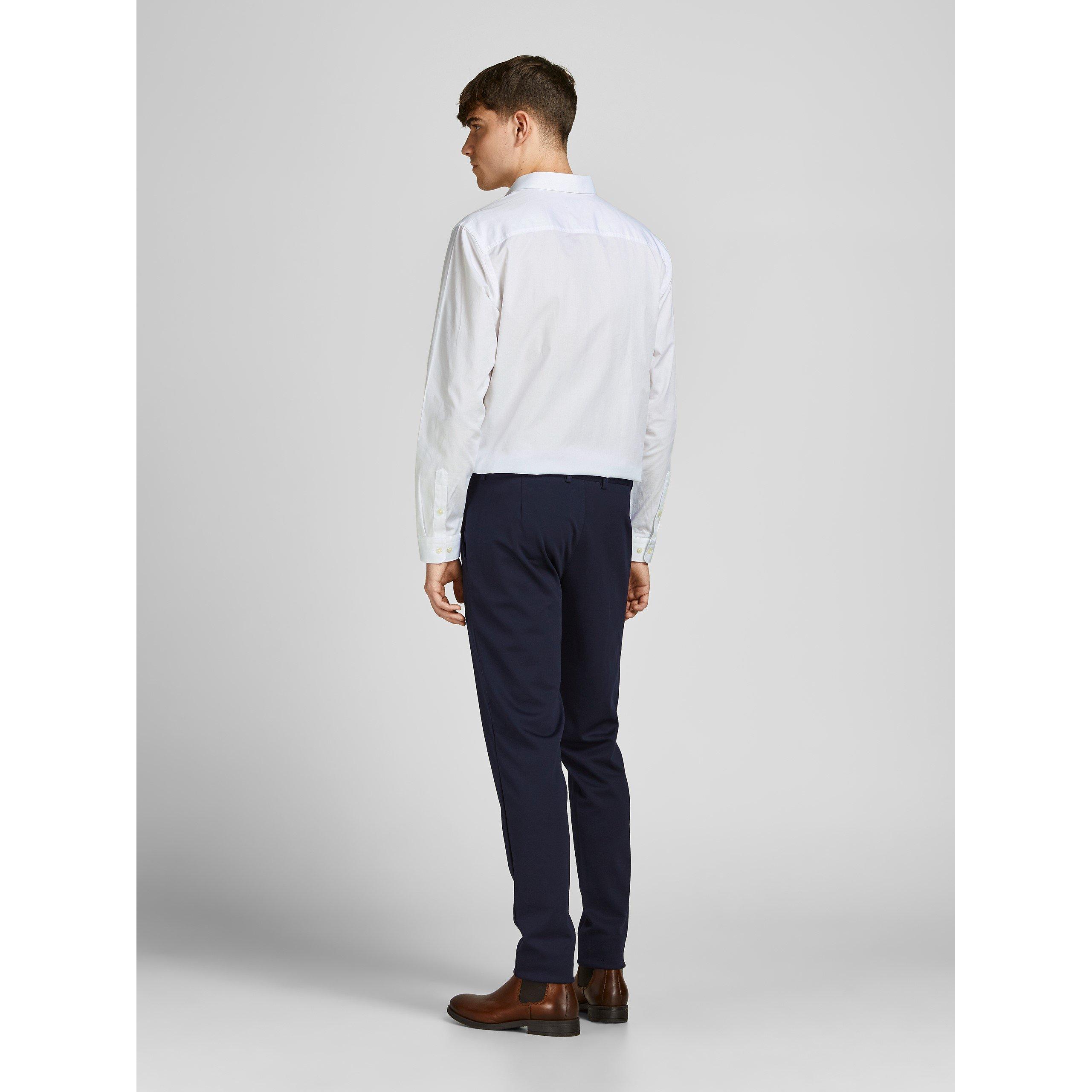 Jack and Jones Cardiff Plain Long Sleeve Button Up Shirt