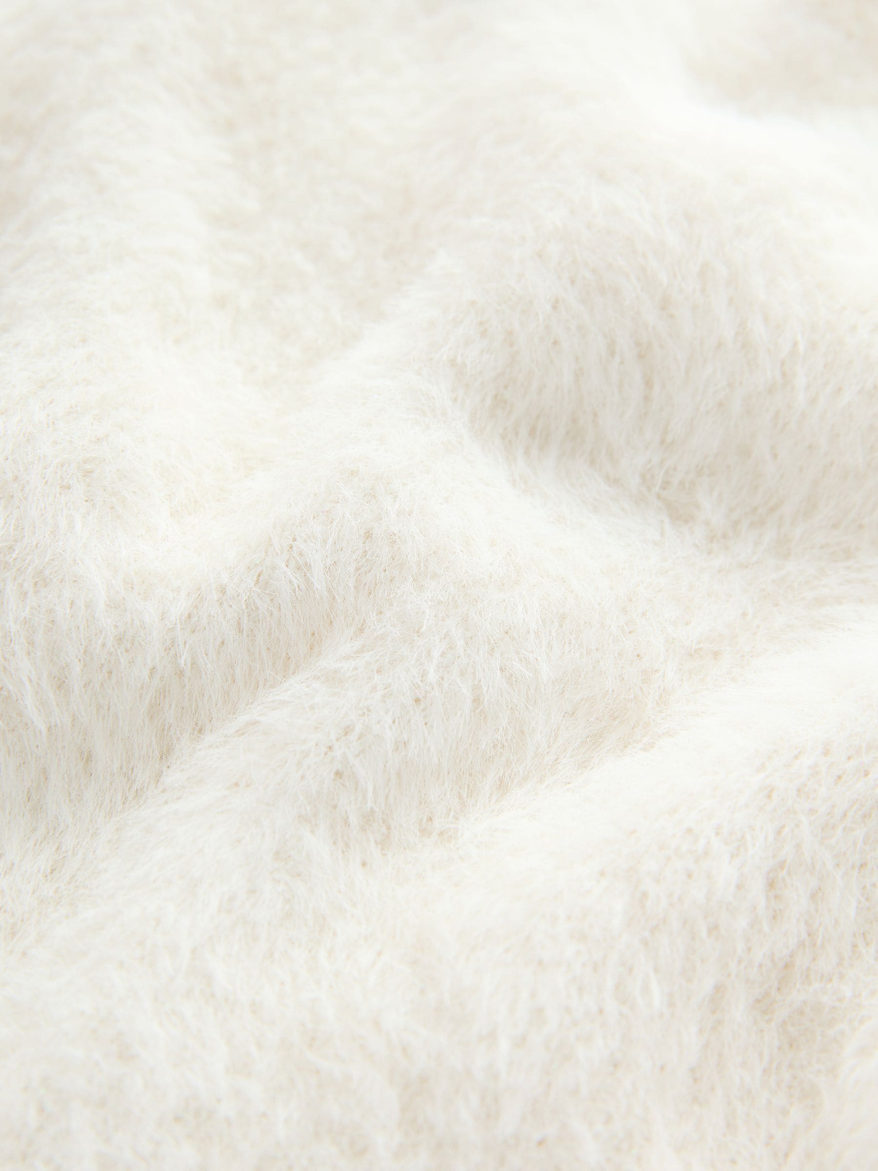 Ecru - Fluffy bolero met korte mouwen (12mnd-16jr)