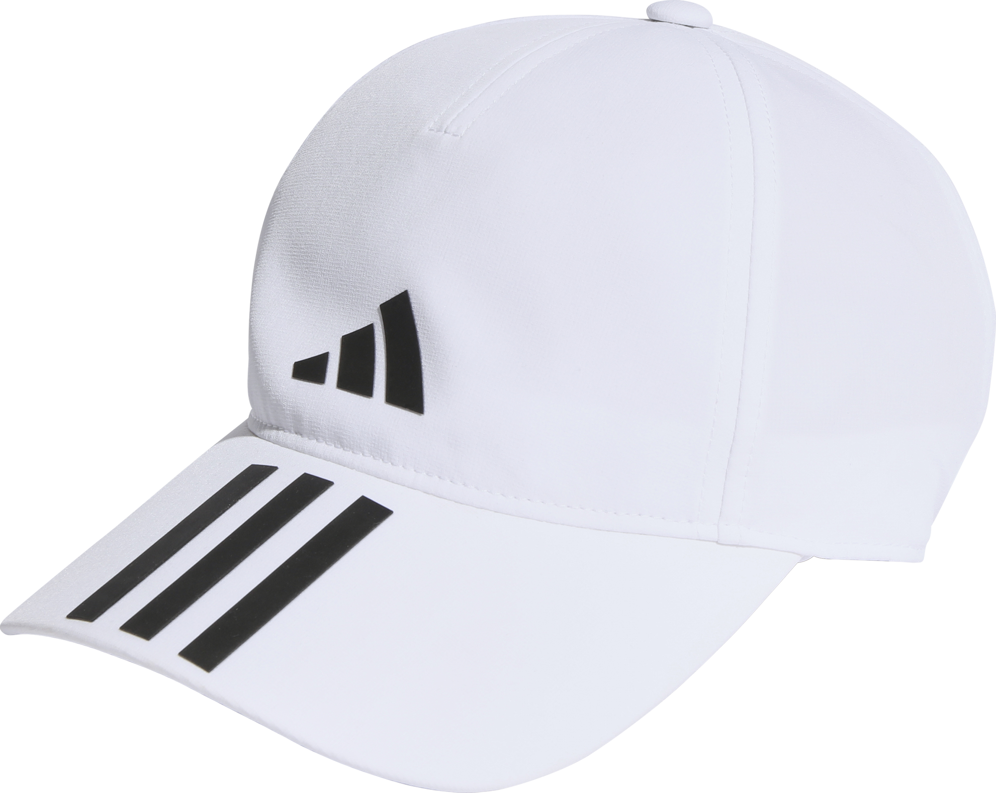 adidas 3-Stripes AEROREADY Running Training Baseball Cap White