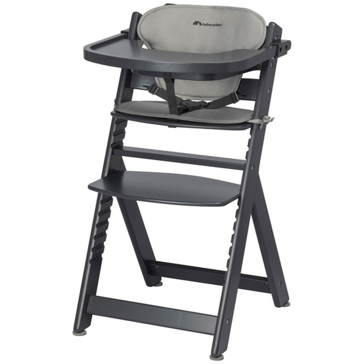 bebeconfortbebeconfort   Timba Hochstuhl mit Kissen mineral graphite