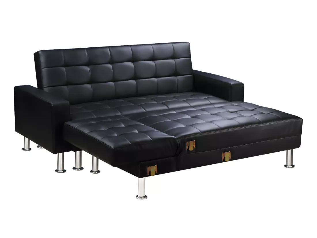 Canapé d'angle convertible et réversible 
