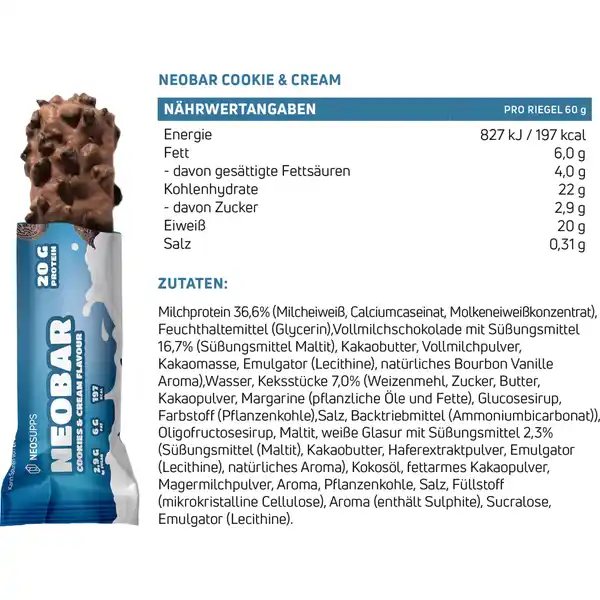 Neobar Cookies and Cream