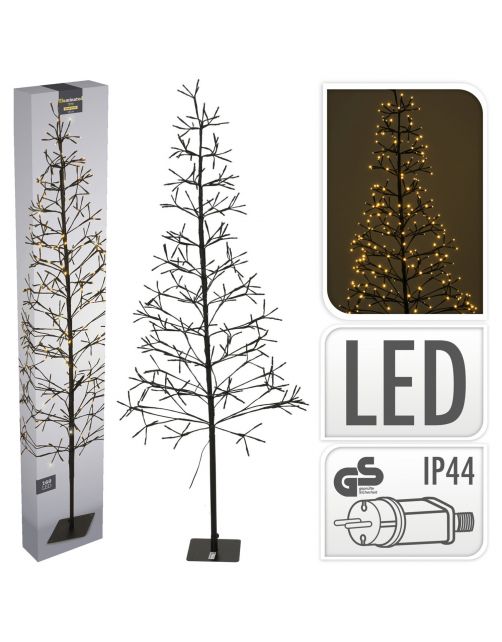 Homestyle Ambiance Kerstboom Led - Decoratie - 150 cm Zwart 280 led