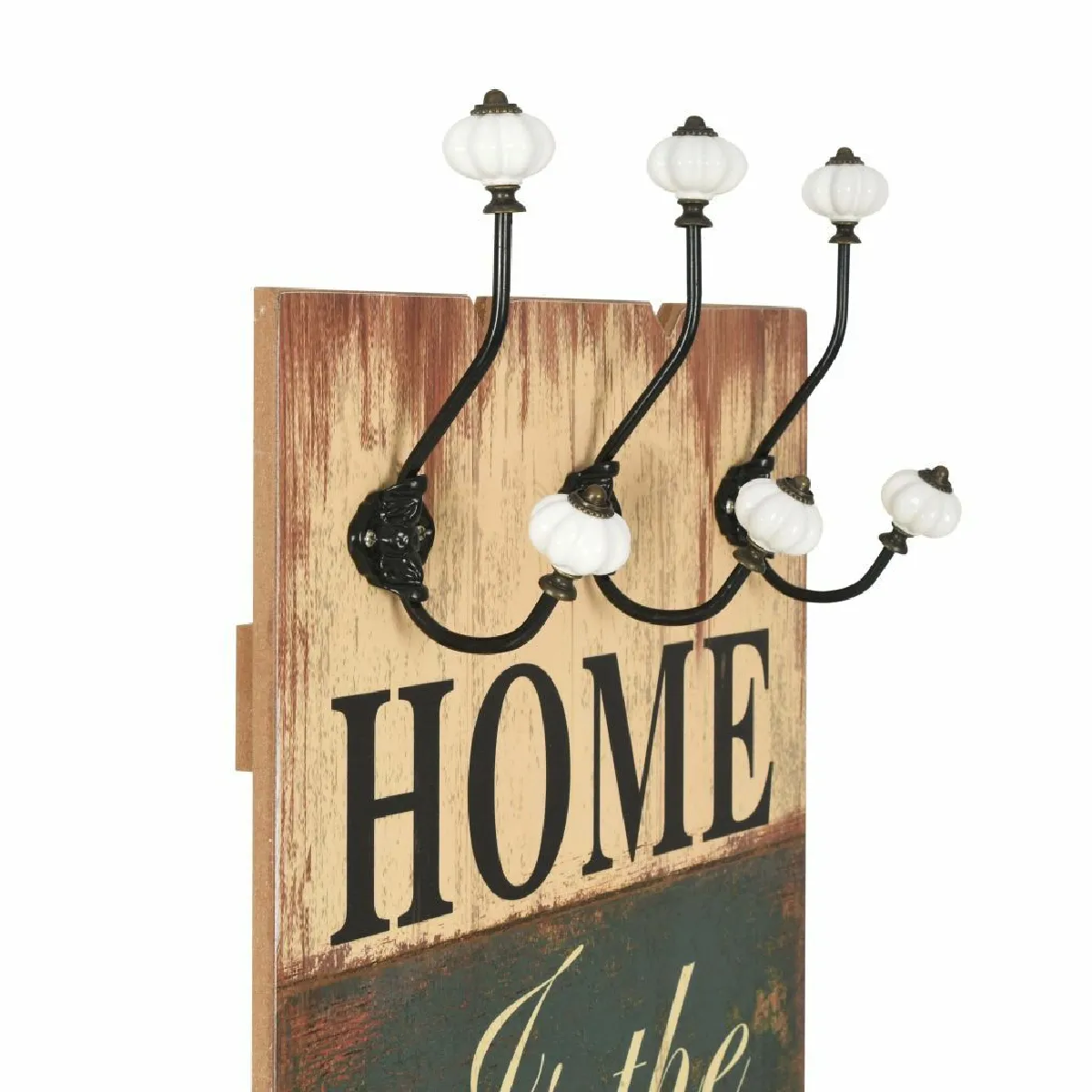 Decoshop26 Porte-manteau Home Is DEC024193
