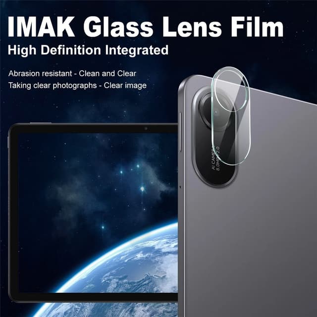 IMAK Til Xiaomi Redmi Pad 2 Hærdet glas kameralinsebeskytter + akryl linsecover