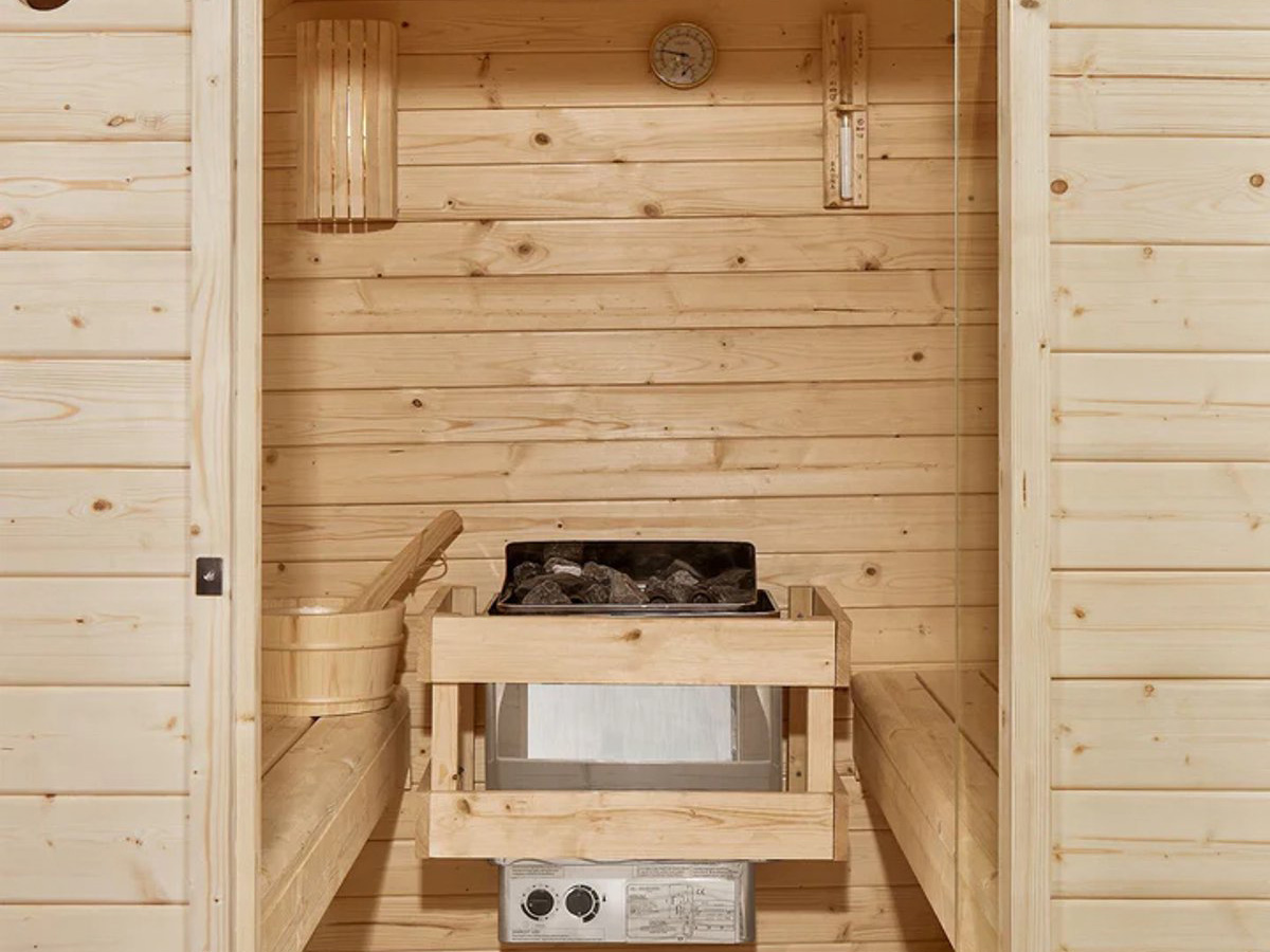 Artsauna Spitzbergen buitensauna - 6000 watt