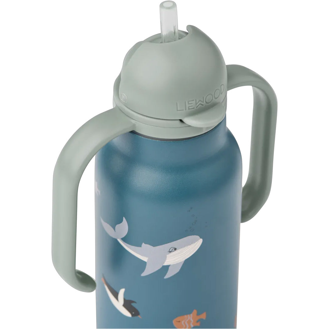 liewood rvs thermosfles kimmie - arctic sea ocean view - 250 ml