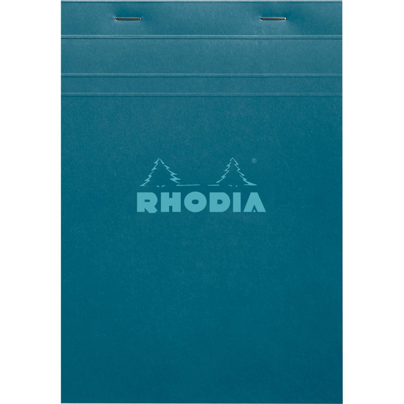 Bloc de bureau Rhodia Couleurs N°16 A5 14,8 x 21 cm agrafé couverture couleur - petits carreaux - 80 feuilles