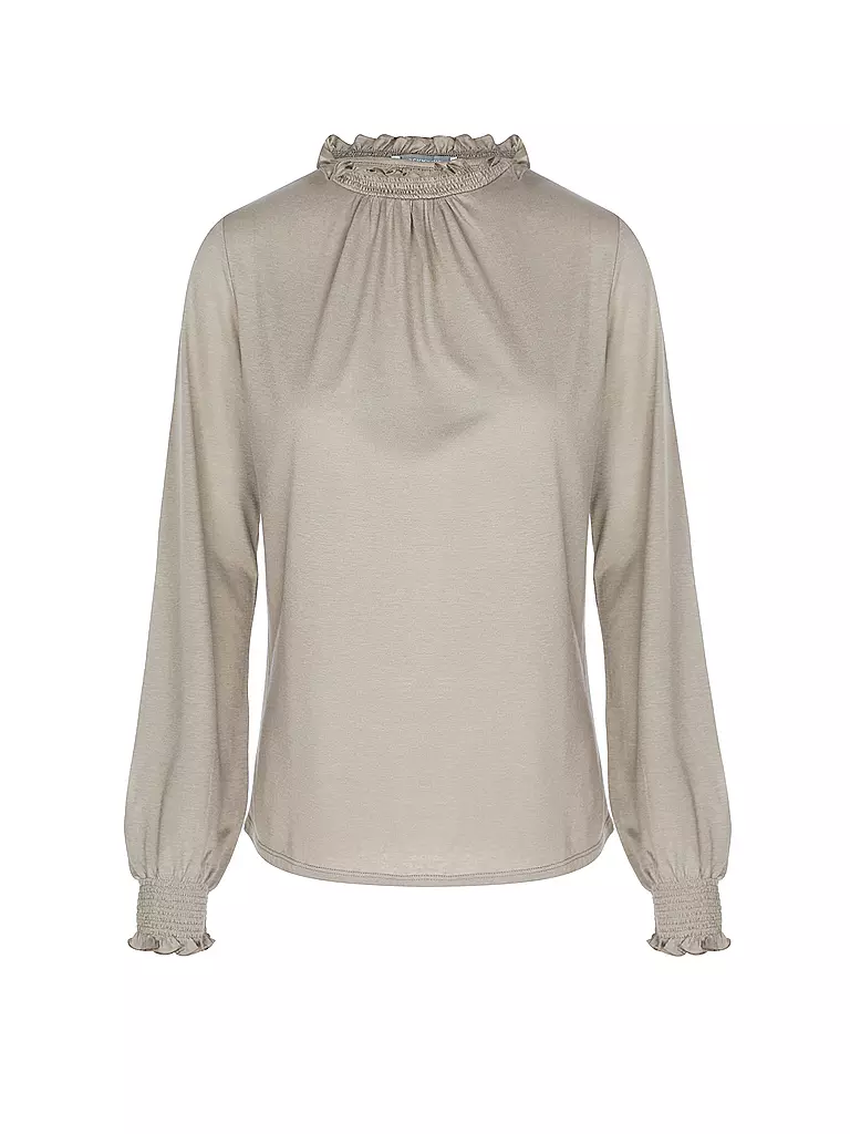 ROCKMACHERIN Langarmshirt beige
