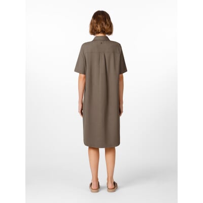 Damen-Polokleid, Mittelbraun