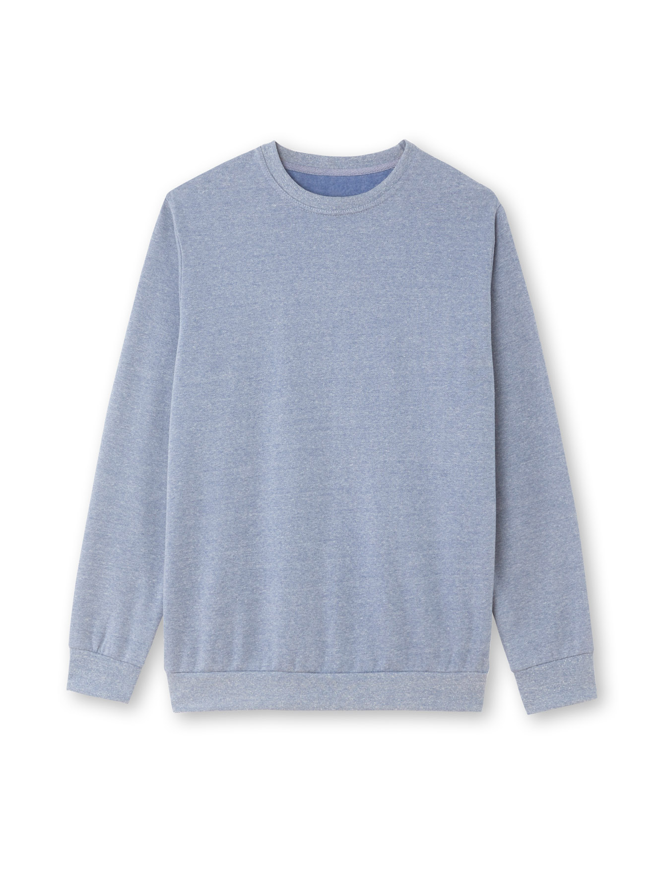 Sweat-shirt encolure ronde molleton