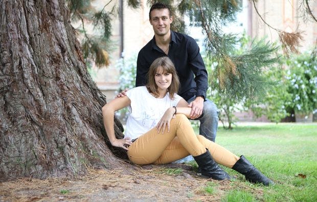 Paar-Fotoshooting in Karlsruhe: einmalige Bilder