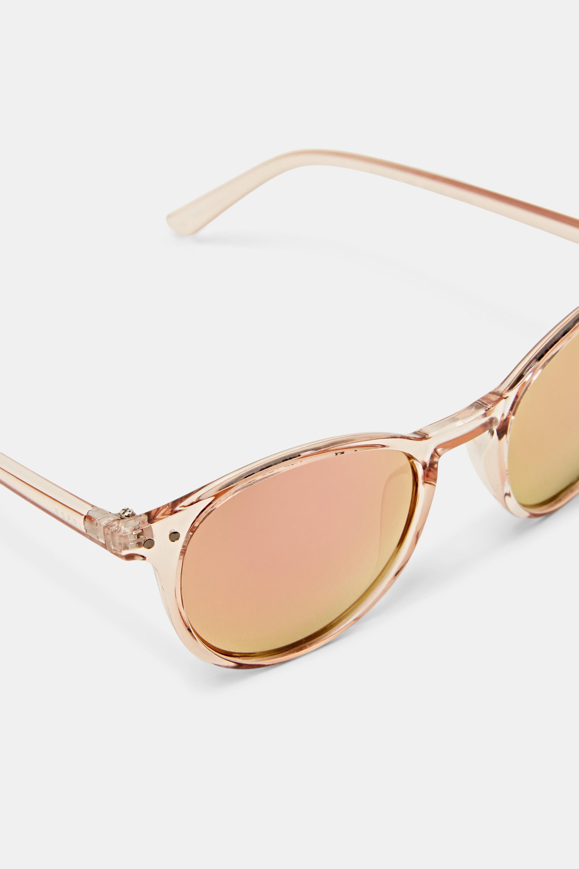 Lunettes de soleil unisexes à verres miroir