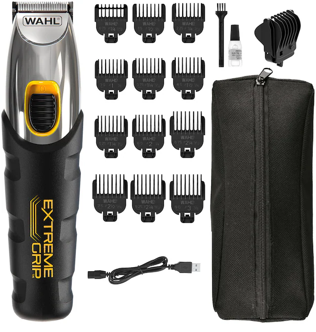 Wahl Bartschneider »Extreme Grip« 14 Aufsätze Rutschfester Griff, Lithium-Ionen-Technologie, USB Aufladung