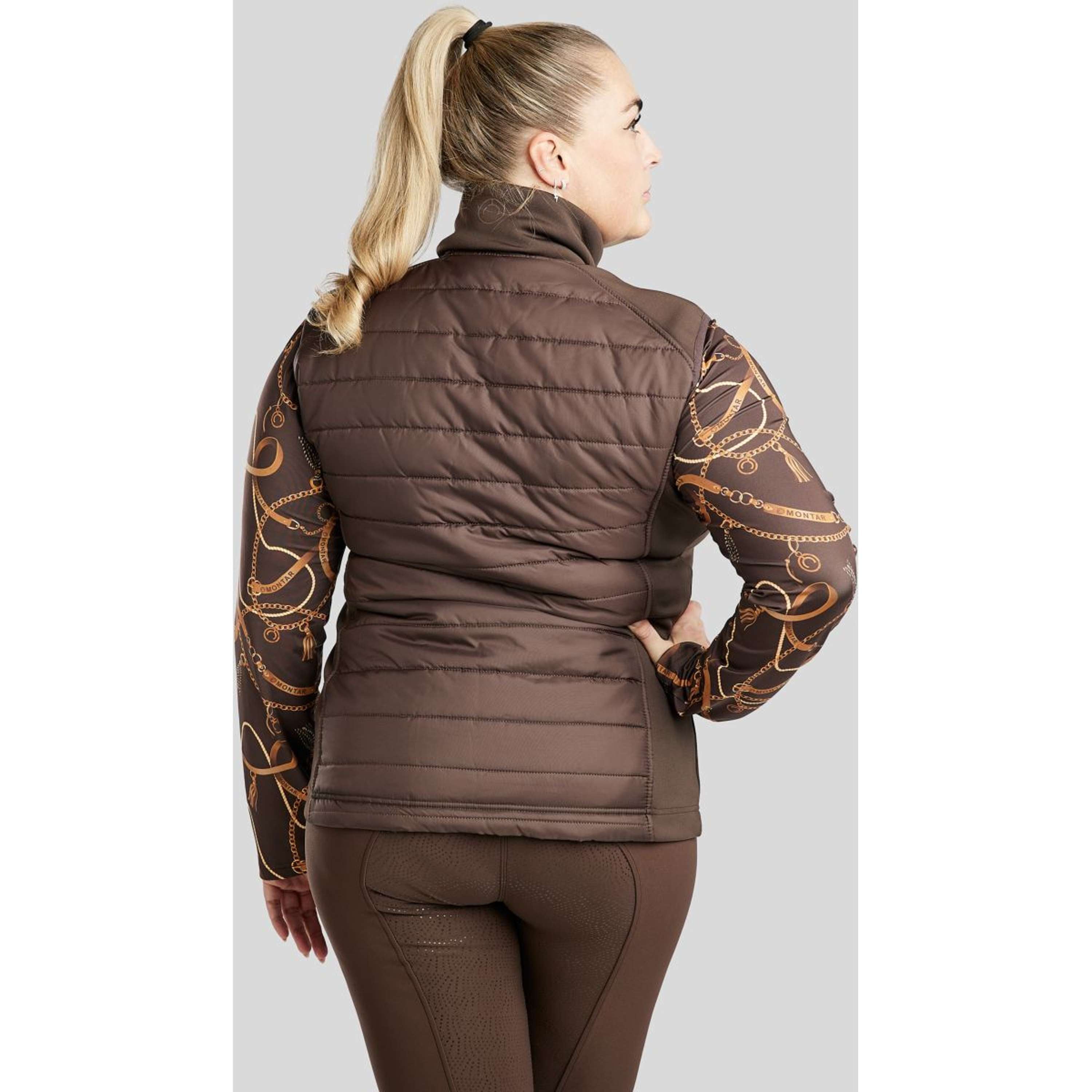 Montar Bodywarmer Emma Curve Bruin