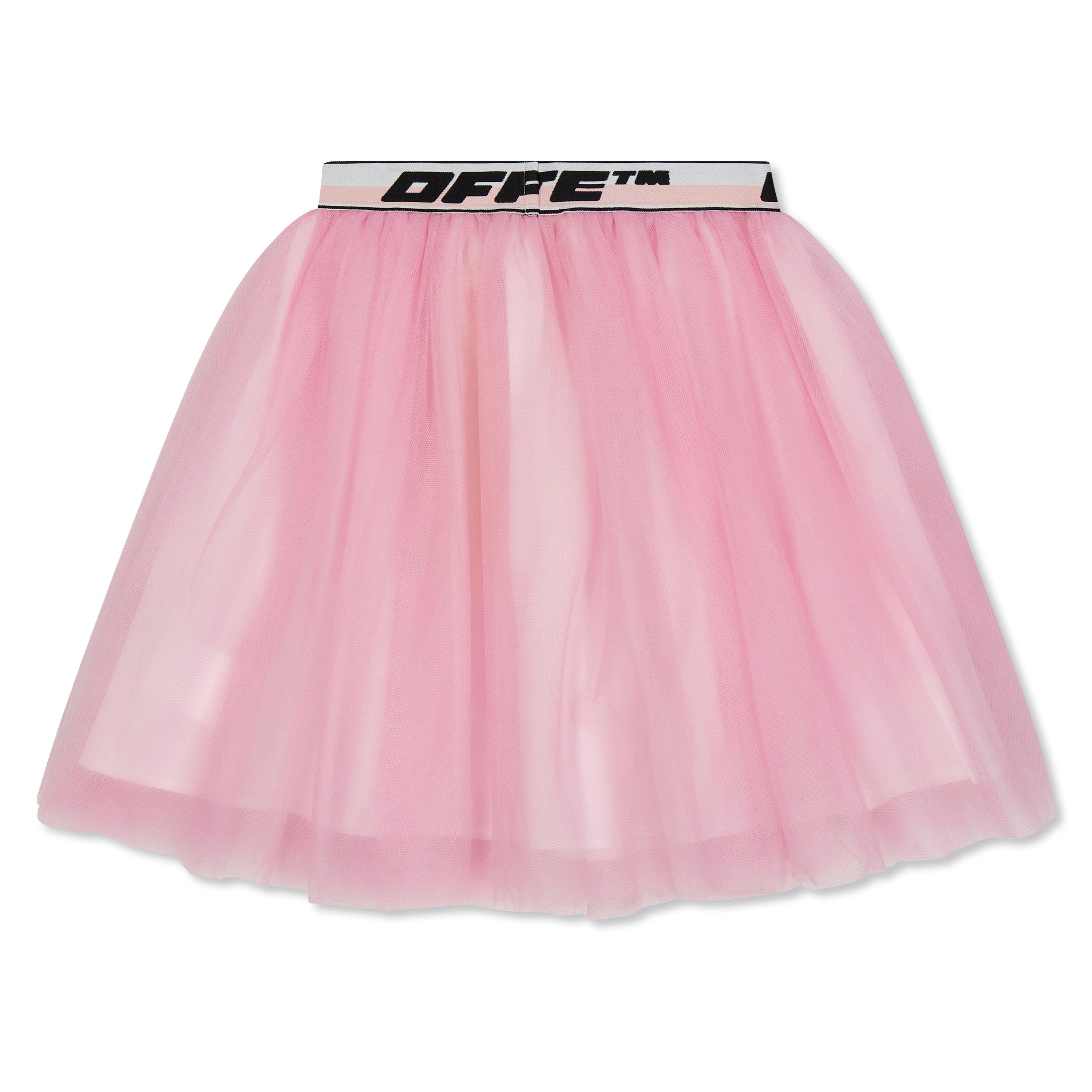 Off White Tulle Skirt Juniors
