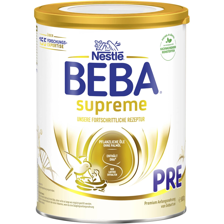 Nestlé BEBA SUPREME PRE Anfangsmilch 6x 800g ab der Geburt
