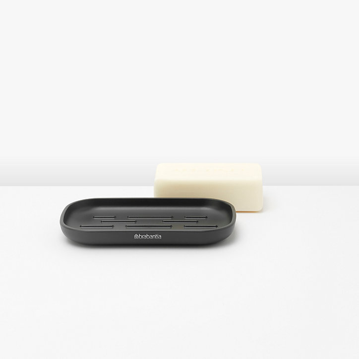 Porte savon gris anthracite 12x13,5 cm Renew Brabantia