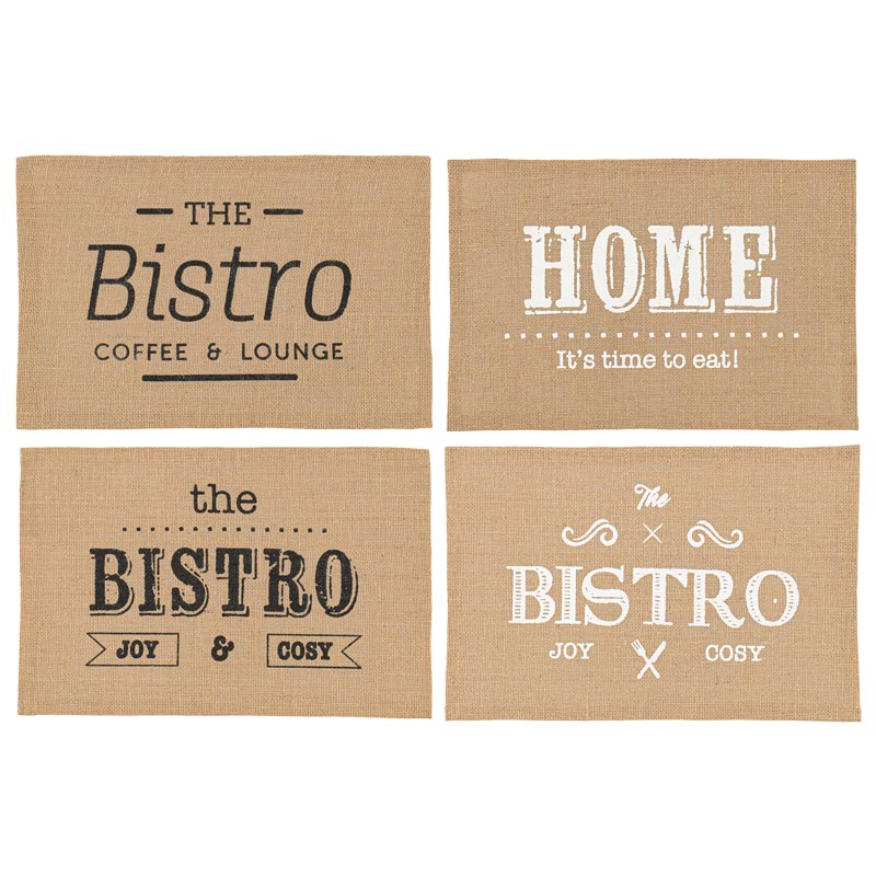 Set de table 'Bistrot' rectangulaire
