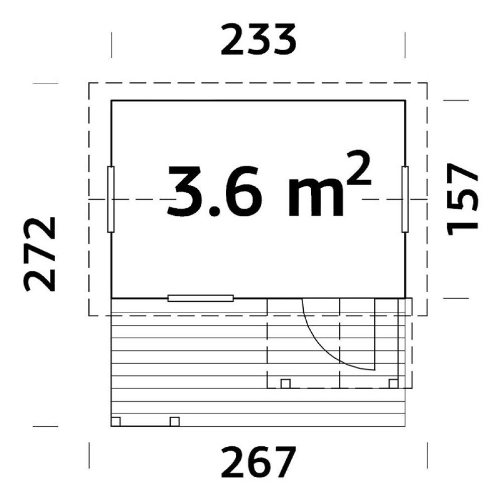 LEKEHUS PALMAKO OTTO 3,6 M²