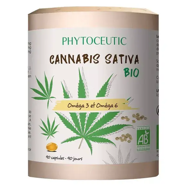 Fitoceutico Cannabis Sativa Orgânica 90 cápsulas