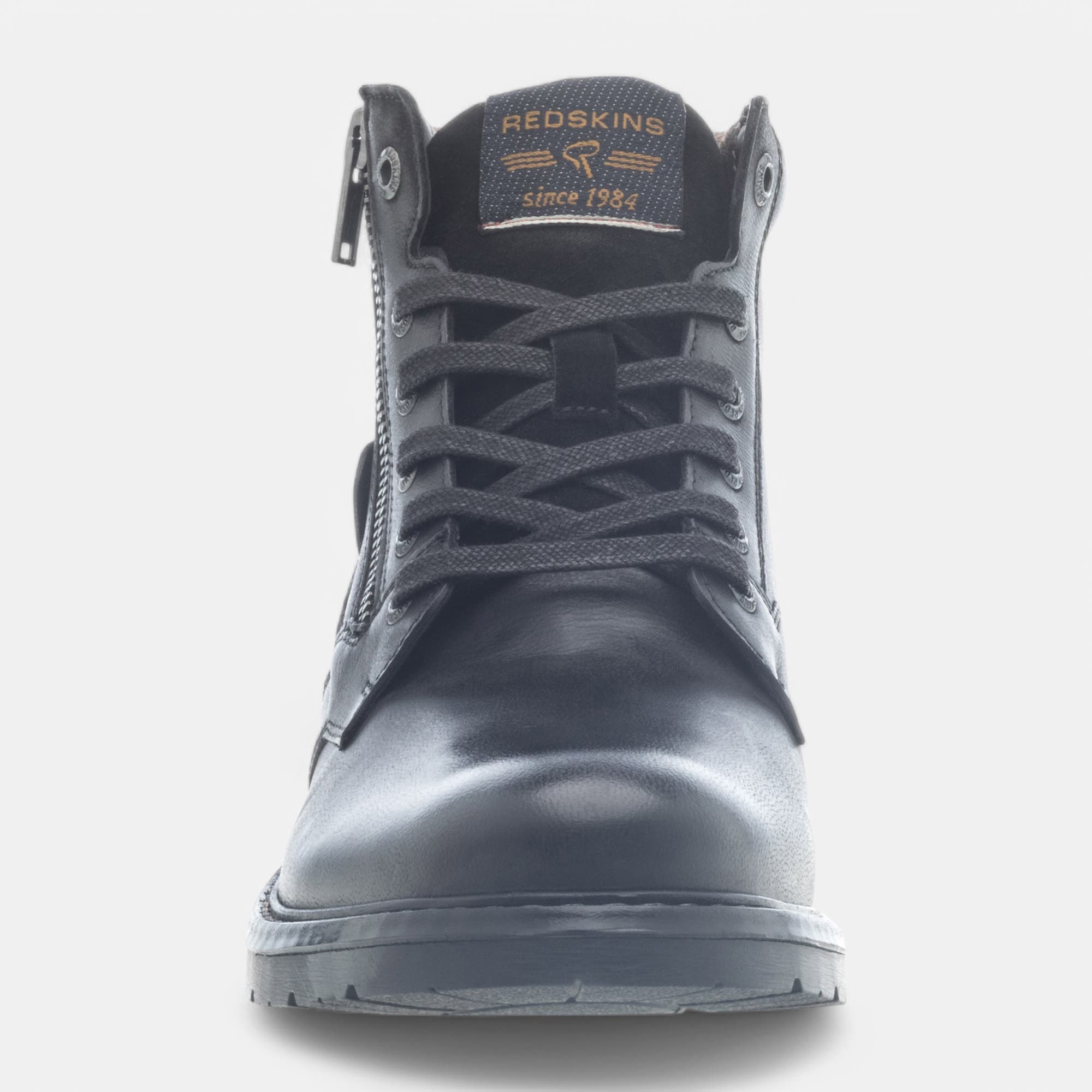 Boots Homme en cuir noir