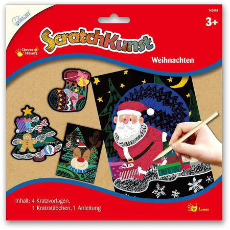 Mammut ScratchKunst - Weihnachten, Komplettset