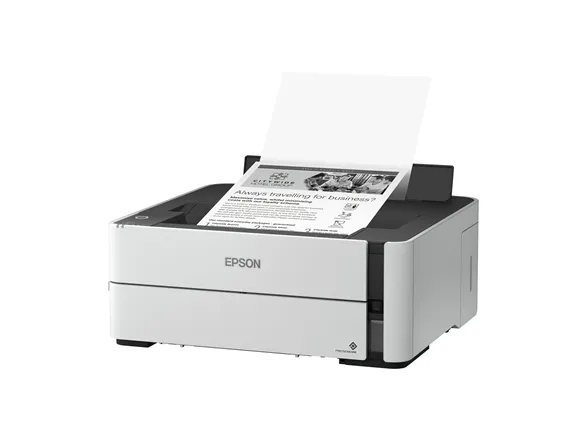 Epson EcoTank M1170 - Printer - S/H - Duplex - blækprinter - kan genopfyldes - A4/Legal - 1200 x 2400 dpi - op til 20 spm - kapacitet: 250 ark - USB 2.0, Gigabit LAN, Wi-Fi(n) - hvid