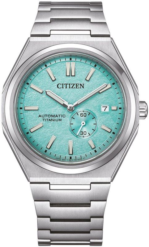 Citizen - Automatisch Horloge - Zilverkleurig - Titanium - Saffierglas