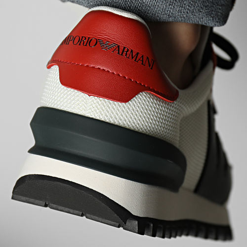 Baskets X4X583-XN647 Black Off White Red