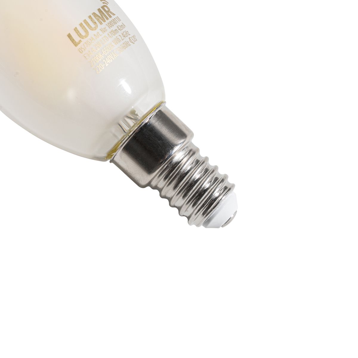 Set van 5 Smart E14 LED lampen C35 mat 4.2W 470 lm 2700-6500K