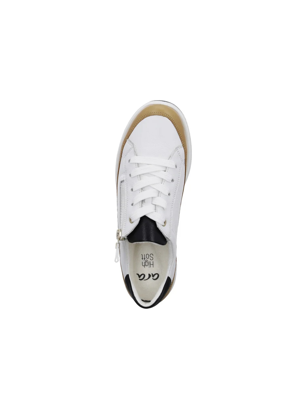 Sneaker Osaka weiß caramel