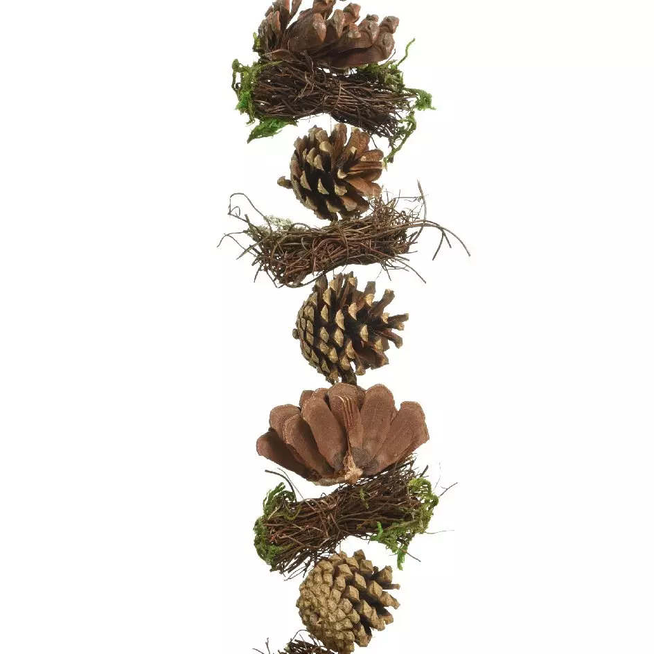 Guirlande pomme de pin (150 cm) Forestia Naturel