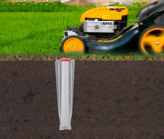 Droogmolen Lift-O-Matic, 50 meter met metalen grondanker, doorsnede 45