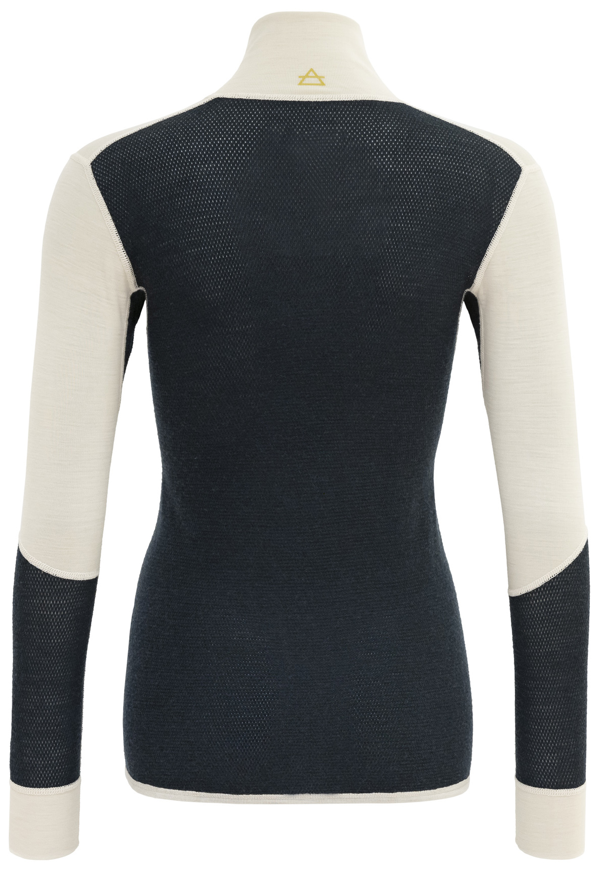 Wool Mesh 190 Zip Neck Dame 284C/Ink/Offwhite