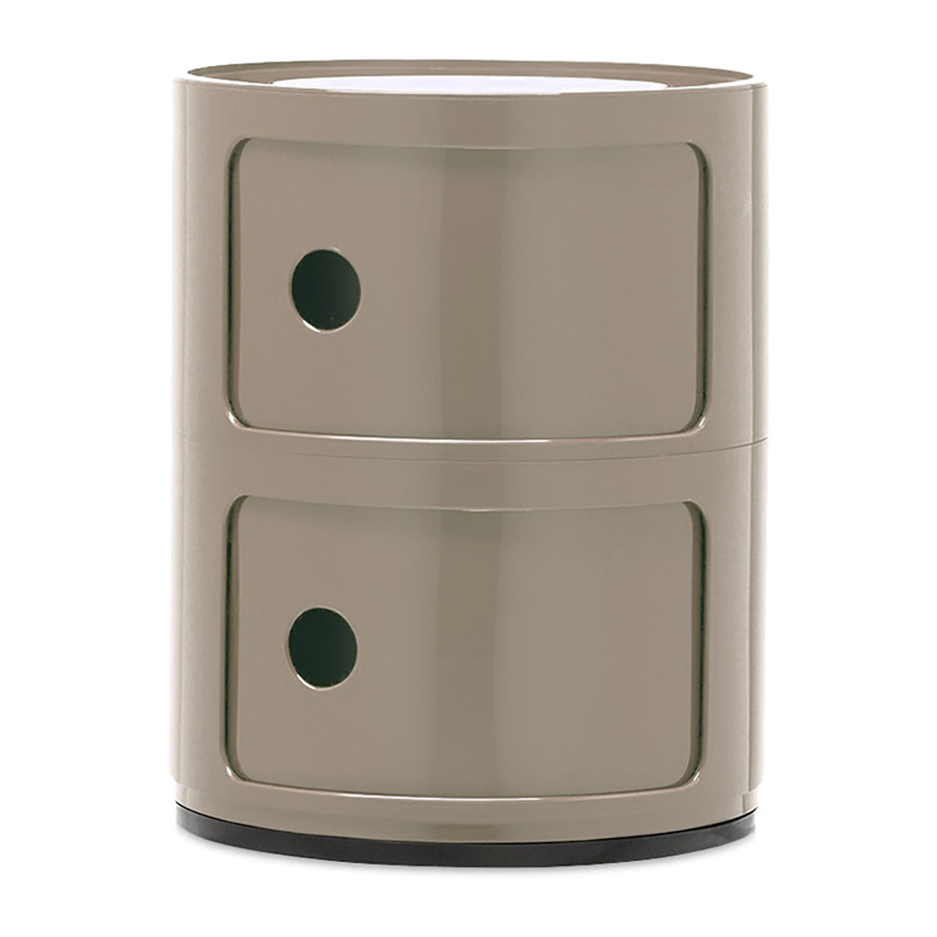 Kartell Componibili Kast Ã 32 cm - 2 Modules - Duifgrijs