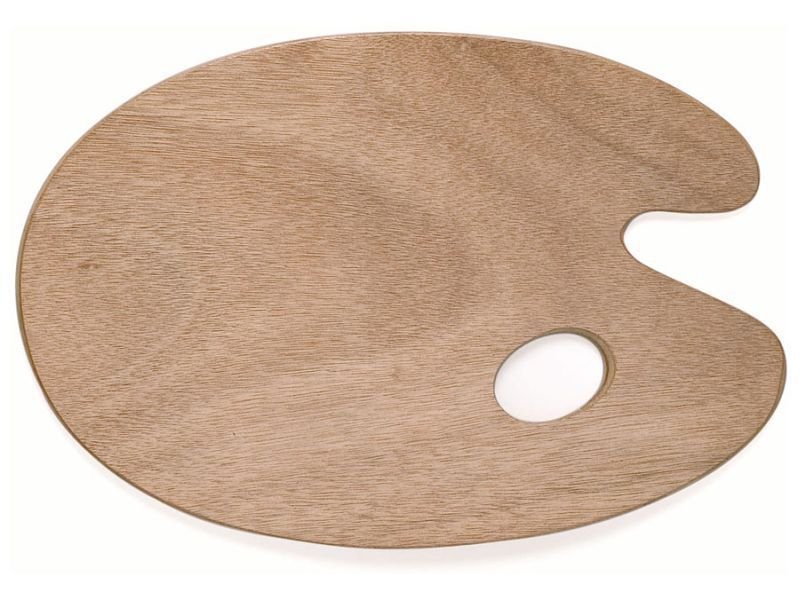 Holzpalette mit Griffloch