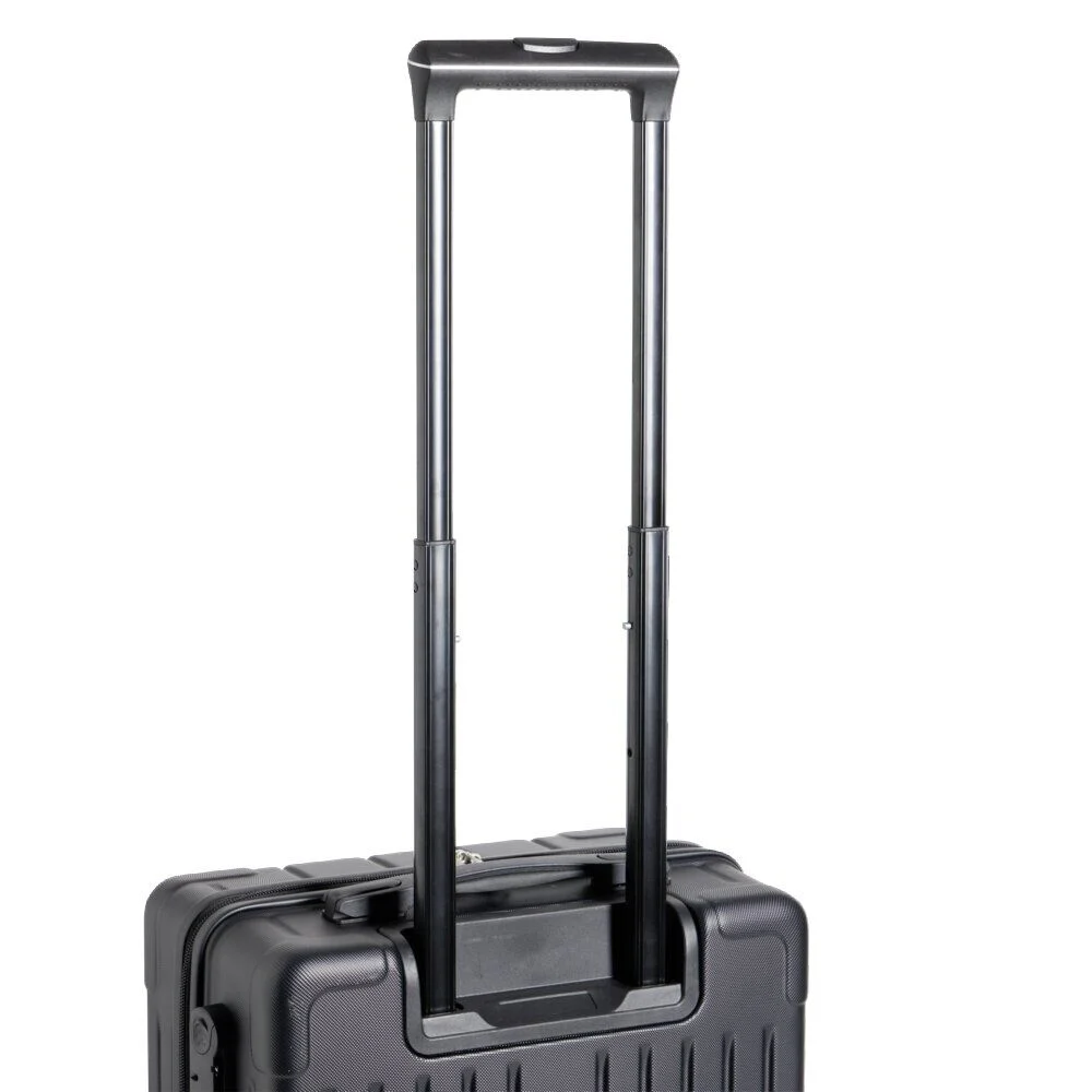 Valise cabine trolley à roulettes noir 91L grand modèle