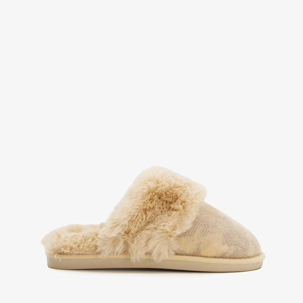 Thu!s dames pantoffels met goudkleurige details