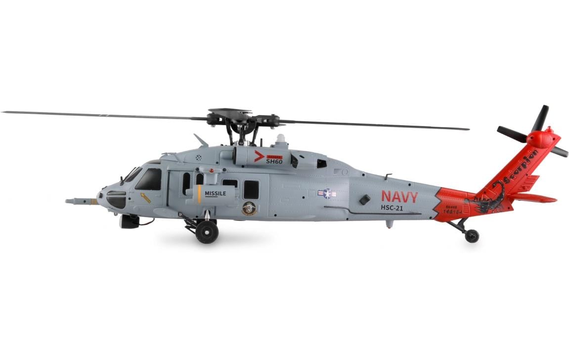 Helikopter UH60 Black Hawk Navy 6-Kanal, RTF<br>Pitchgesteuerter Sikorsky UH60 Transporthubschrauber