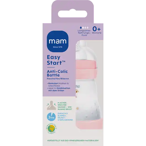 Babyflasche Easy Start Anti-Colic 160 ml, 0+ rose
