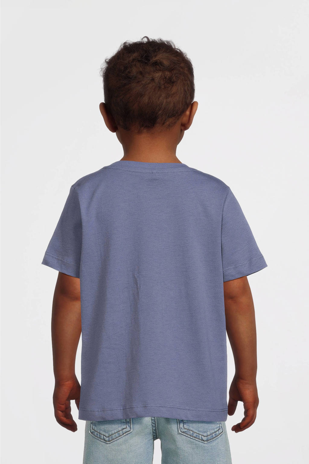 NAME IT T-shirt NMMPFREDDI met printopdruk blauw