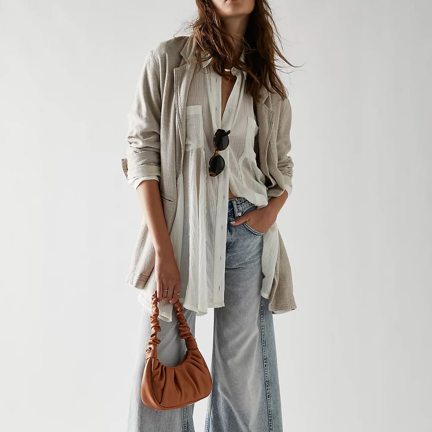 Genrovia - Effen oversized overhemd