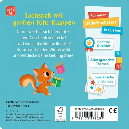 Ravensburger Wo bist du, kleines Rentier?