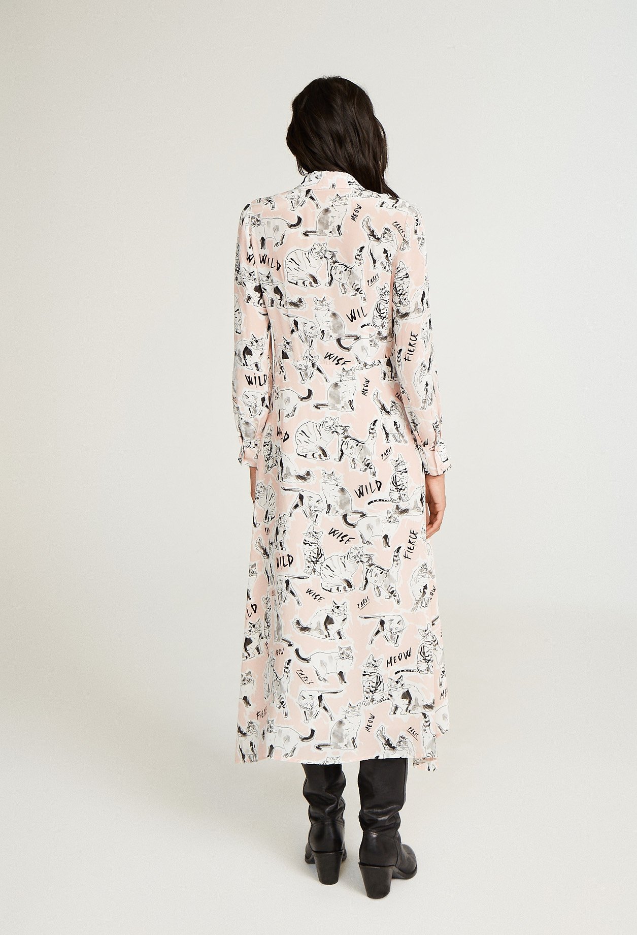 Robe-chemise imprimee