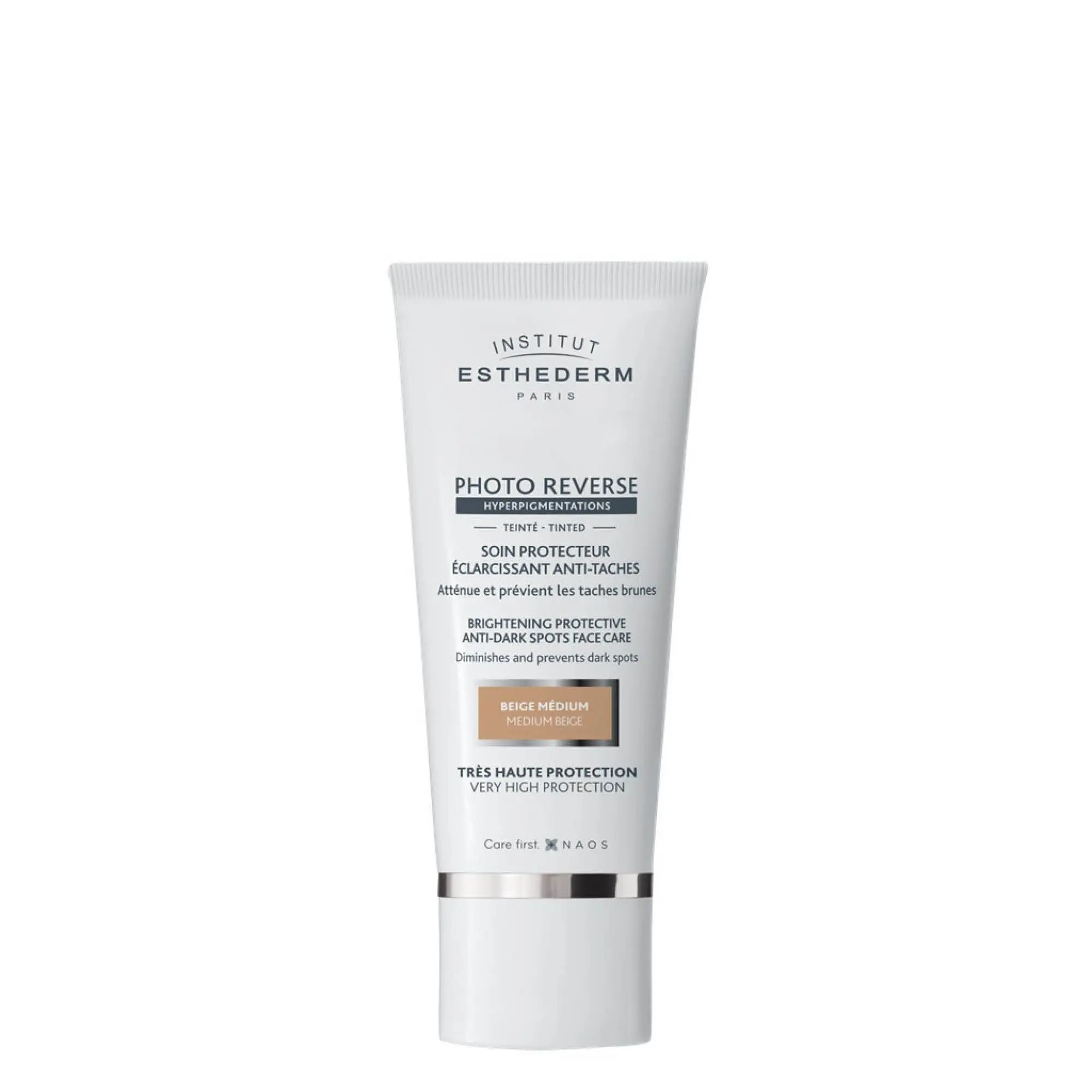 Esthederm - Photo Reverse Teinté Soin Protecteur Eclaircissant Anti-taches Beige Médium- Anti-tâches et éclat