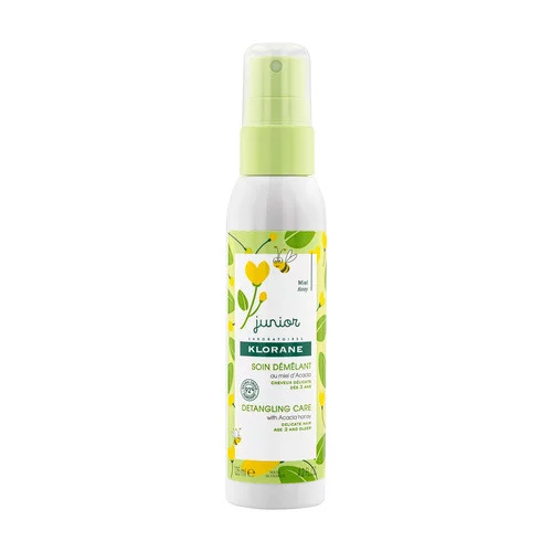 Klorane - Junior - Soin Démêlant spray au miel d'Acacia - Cheveux délicats - Soin enfant dès 3 ans 125ml