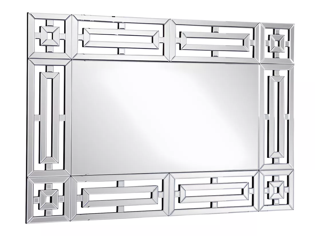 Miroir mural en inox - L. 120 x H. 80 cm- LOAYE
