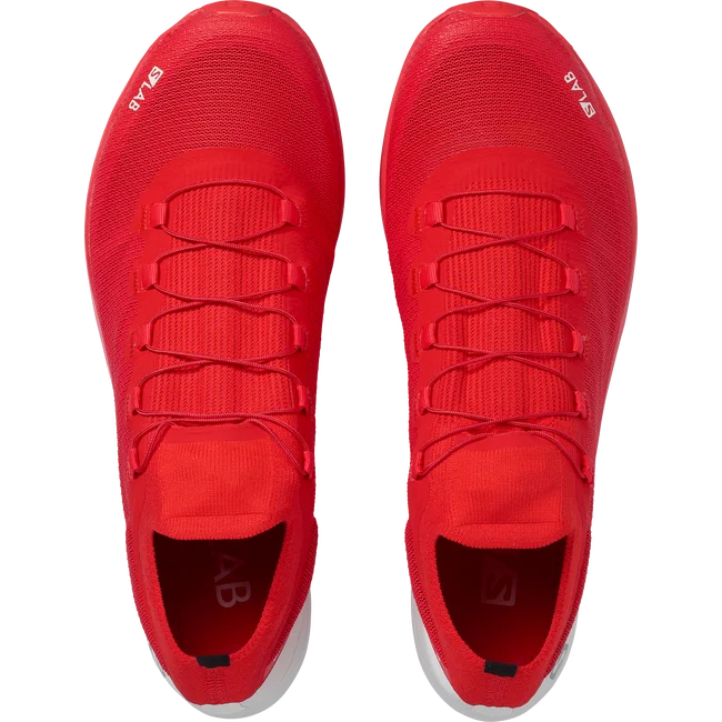 S/LAB SENSE 8  Trailrunning-Schuhe Unisex RacingRed/White/White
