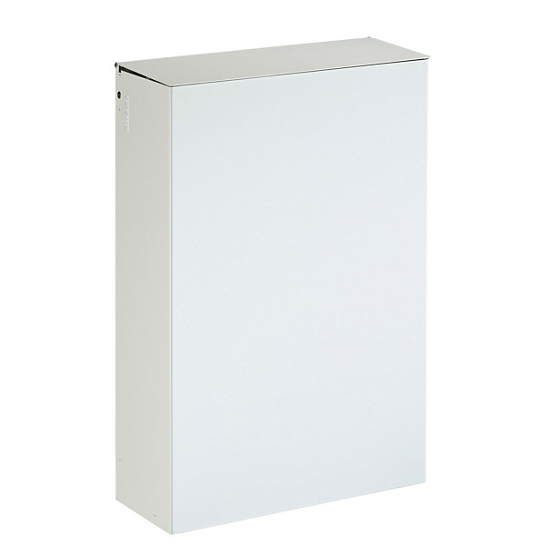 ROSSIGNOL Poubelle murale 20 L - avec etrier - blanka - blanc signalisation